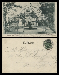 Gruss aus Posen. Kaisergarten.