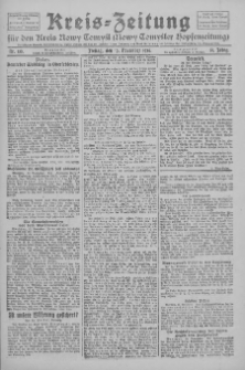 Kreis-Zeitung für d. Kreis Nowy-Tomysl: zugl. Nowy-Tomysler Hopfenzeitung 1926.11.19 Jg.51 Nr133