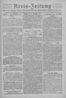 Kreis-Zeitung für d. Kreis Nowy-Tomysl: zugl. Nowy-Tomysler Hopfenzeitung 1926.11.22 Jg.51 Nr134