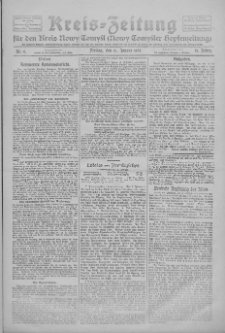 Kreis-Zeitung für d. Kreis Nowy-Tomysl: zugl. Nowy-Tomysler Hopfenzeitung 1927.01.14 Jg.52 Nr6