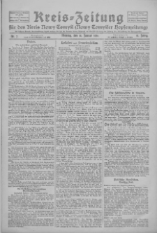 Kreis-Zeitung für d. Kreis Nowy-Tomysl: zugl. Nowy-Tomysler Hopfenzeitung 1927.01.17 Jg.52 Nr7