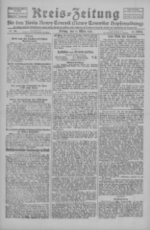 Kreis-Zeitung für d. Kreis Nowy-Tomysl: zugl. Nowy-Tomysler Hopfenzeitung 1927.03.11 Jg.52 Nr29