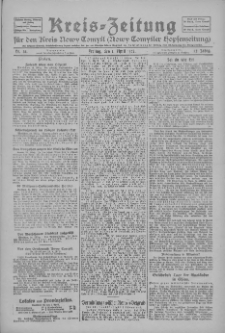 Kreis-Zeitung für d. Kreis Nowy-Tomysl: zugl. Nowy-Tomysler Hopfenzeitung 1927.04.01 Jg.52 Nr38