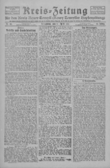 Kreis-Zeitung für d. Kreis Nowy-Tomysl: zugl. Nowy-Tomysler Hopfenzeitung 1927.04.16 Jg.52 Nr44