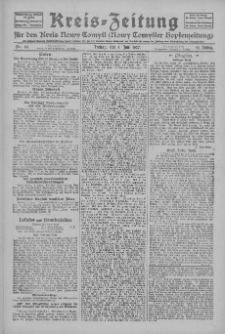 Kreis-Zeitung für d. Kreis Nowy-Tomysl: zugl. Nowy-Tomysler Hopfenzeitung 1927.06.03 Jg.52 Nr64