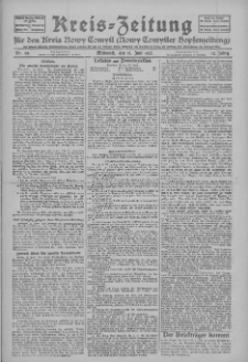 Kreis-Zeitung für d. Kreis Nowy-Tomysl: zugl. Nowy-Tomysler Hopfenzeitung 1927.06.15 Jg.52 Nr68