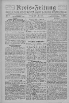 Kreis-Zeitung für d. Kreis Nowy-Tomysl: zugl. Nowy-Tomysler Hopfenzeitung 1927.07.01 Jg.52 Nr74
