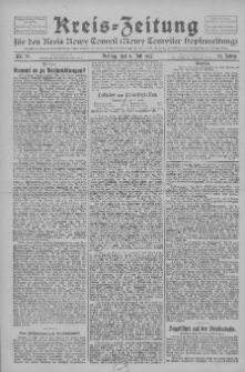 Kreis-Zeitung für d. Kreis Nowy-Tomysl: zugl. Nowy-Tomysler Hopfenzeitung 1927.07.08 Jg.52 Nr77