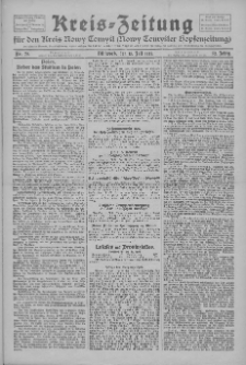 Kreis-Zeitung für d. Kreis Nowy-Tomysl: zugl. Nowy-Tomysler Hopfenzeitung 1927.07.13 Jg.52 Nr79