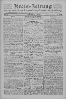 Kreis-Zeitung für d. Kreis Nowy-Tomysl: zugl. Nowy-Tomysler Hopfenzeitung 1927.07.15 Jg.52 Nr80