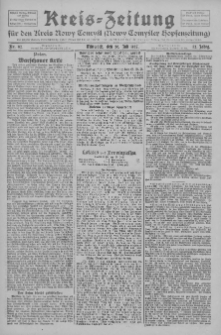 Kreis-Zeitung für d. Kreis Nowy-Tomysl: zugl. Nowy-Tomysler Hopfenzeitung 1927.07.20 Jg.52 Nr82