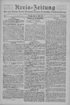 Kreis-Zeitung für d. Kreis Nowy-Tomysl: zugl. Nowy-Tomysler Hopfenzeitung 1927.07.22 Jg.52 Nr83