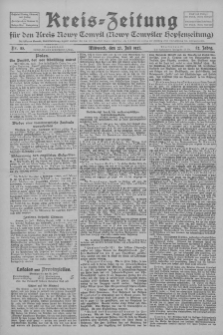 Kreis-Zeitung für d. Kreis Nowy-Tomysl: zugl. Nowy-Tomysler Hopfenzeitung 1927.07.27 Jg.52 Nr85
