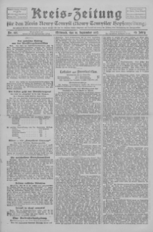 Kreis-Zeitung für d. Kreis Nowy-Tomysl: zugl. Nowy-Tomysler Hopfenzeitung 1927.09.14 Jg.52 Nr105