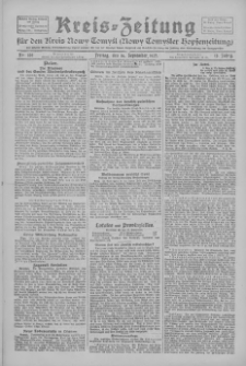 Kreis-Zeitung für d. Kreis Nowy-Tomysl: zugl. Nowy-Tomysler Hopfenzeitung 1927.09.16 Jg.52 Nr106