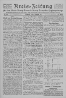 Kreis-Zeitung für d. Kreis Nowy-Tomysl: zugl. Nowy-Tomysler Hopfenzeitung 1927.10.19 Jg.52 Nr120