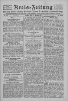 Kreis-Zeitung für d. Kreis Nowy-Tomysl: zugl. Nowy-Tomysler Hopfenzeitung 1927.10.24 Jg.52 Nr122