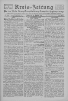 Kreis-Zeitung für d. Kreis Nowy-Tomysl: zugl. Nowy-Tomysler Hopfenzeitung 1927.10.28 Jg.52 Nr124