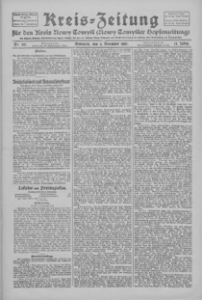 Kreis-Zeitung für d. Kreis Nowy-Tomysl: zugl. Nowy-Tomysler Hopfenzeitung 1927.10.28 Jg.52 Nr125