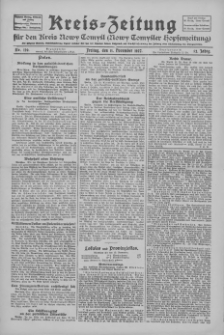 Kreis-Zeitung für d. Kreis Nowy-Tomysl: zugl. Nowy-Tomysler Hopfenzeitung 1927.11.11 Jg.52 Nr129