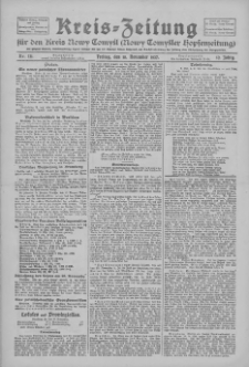 Kreis-Zeitung für d. Kreis Nowy-Tomysl: zugl. Nowy-Tomysler Hopfenzeitung 1927.11.18 Jg.52 Nr131