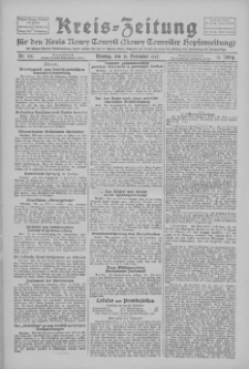 Kreis-Zeitung für d. Kreis Nowy-Tomysl: zugl. Nowy-Tomysler Hopfenzeitung 1927.11.21 Jg.52 Nr132