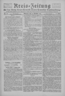 Kreis-Zeitung für d. Kreis Nowy-Tomysl: zugl. Nowy-Tomysler Hopfenzeitung 1927.11.23 Jg.52 Nr133