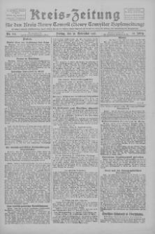 Kreis-Zeitung für d. Kreis Nowy-Tomysl: zugl. Nowy-Tomysler Hopfenzeitung 1927.11.25 Jg.52 Nr134