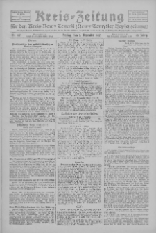 Kreis-Zeitung für d. Kreis Nowy-Tomysl: zugl. Nowy-Tomysler Hopfenzeitung 1927.12.02 Jg.52 Nr137