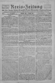 Kreis-Zeitung für d. Kreis Nowy-Tomysl: zugl. Nowy-Tomysler Hopfenzeitung 1928.01.02 Jg.53 Nr1