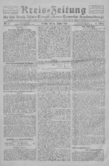 Kreis-Zeitung für d. Kreis Nowy-Tomysl: zugl. Nowy-Tomysler Hopfenzeitung 1928.01.13 Jg.53 Nr6