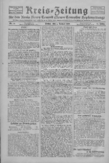 Kreis-Zeitung für d. Kreis Nowy-Tomysl: zugl. Nowy-Tomysler Hopfenzeitung 1928.02.03 Jg.53 Nr15