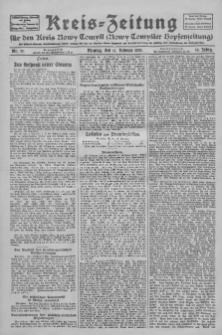 Kreis-Zeitung für d. Kreis Nowy-Tomysl: zugl. Nowy-Tomysler Hopfenzeitung 1928.02.13 Jg.53 Nr19