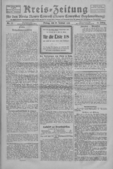 Kreis-Zeitung für d. Kreis Nowy-Tomysl: zugl. Nowy-Tomysler Hopfenzeitung 1928.02.17 Jg.53 Nr21