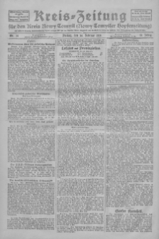 Kreis-Zeitung für d. Kreis Nowy-Tomysl: zugl. Nowy-Tomysler Hopfenzeitung 1928.02.24 Jg.53 Nr24
