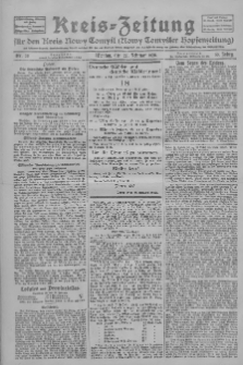 Kreis-Zeitung für d. Kreis Nowy-Tomysl: zugl. Nowy-Tomysler Hopfenzeitung 1928.02.27 Jg.53 Nr25