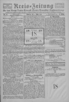 Kreis-Zeitung für d. Kreis Nowy-Tomysl: zugl. Nowy-Tomysler Hopfenzeitung 1928.03.05 Jg.53 Nr28