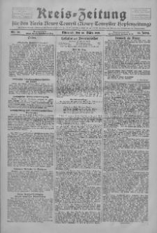 Kreis-Zeitung für d. Kreis Nowy-Tomysl: zugl. Nowy-Tomysler Hopfenzeitung 1928.03.28 Jg.53 Nr38