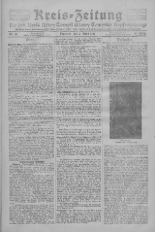 Kreis-Zeitung für d. Kreis Nowy-Tomysl: zugl. Nowy-Tomysler Hopfenzeitung 1928.04.04 Jg.53 Nr41