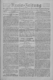 Kreis-Zeitung für d. Kreis Nowy-Tomysl: zugl. Nowy-Tomysler Hopfenzeitung 1928.04.18 Jg.53 Nr46
