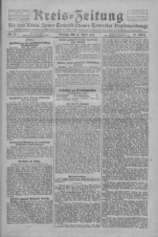 Kreis-Zeitung für d. Kreis Nowy-Tomysl: zugl. Nowy-Tomysler Hopfenzeitung 1928.04.30 Jg.53 Nr51