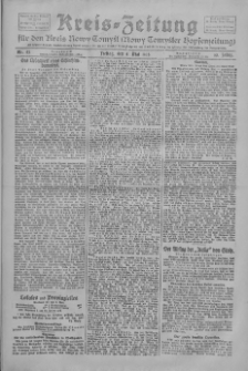 Kreis-Zeitung für d. Kreis Nowy-Tomysl: zugl. Nowy-Tomysler Hopfenzeitung 1928.05.04 Jg.53 Nr53