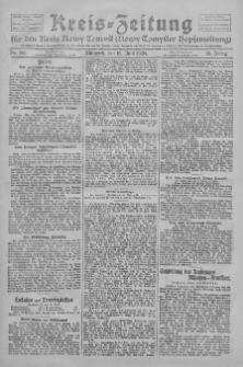 Kreis-Zeitung für d. Kreis Nowy-Tomysl: zugl. Nowy-Tomysler Hopfenzeitung 1928.06.13 Jg.53 Nr69