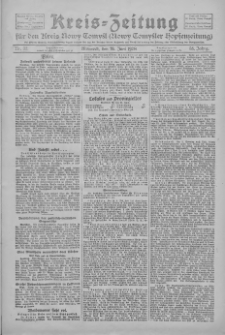 Kreis-Zeitung für d. Kreis Nowy-Tomysl: zugl. Nowy-Tomysler Hopfenzeitung 1928.06.20 Jg.53 Nr72