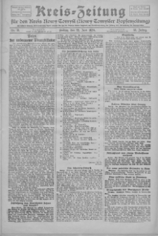 Kreis-Zeitung für d. Kreis Nowy-Tomysl: zugl. Nowy-Tomysler Hopfenzeitung 1928.06.22 Jg.53 Nr73