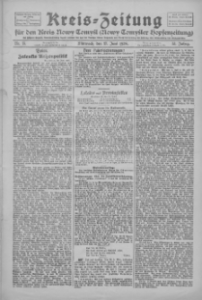 Kreis-Zeitung für d. Kreis Nowy-Tomysl: zugl. Nowy-Tomysler Hopfenzeitung 1928.06.27 Jg.53 Nr75