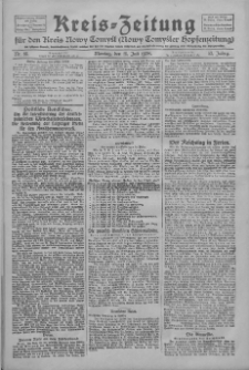 Kreis-Zeitung für d. Kreis Nowy-Tomysl: zugl. Nowy-Tomysler Hopfenzeitung 1928.07.16 Jg.53 Nr83