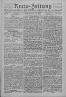 Kreis-Zeitung für d. Kreis Nowy-Tomysl: zugl. Nowy-Tomysler Hopfenzeitung 1928.07.18 Jg.53 Nr84