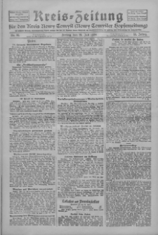 Kreis-Zeitung für d. Kreis Nowy-Tomysl: zugl. Nowy-Tomysler Hopfenzeitung 1928.07.20 Jg.53 Nr85