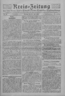 Kreis-Zeitung für d. Kreis Nowy-Tomysl: zugl. Nowy-Tomysler Hopfenzeitung 1928.07.30 Jg.53 Nr89